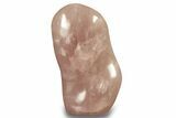 Free-Standing, Polished Rose Quartz - Madagascar #257743-1